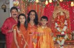 Tony and Deeya Singh with Gia and Jashan at the Tony Singh_s Ganesh Pooja on 23rd Aug 2009.jpg
